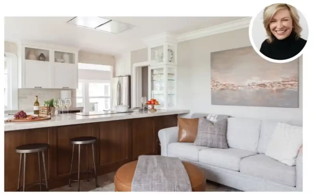 Kitchen and living room design and decor